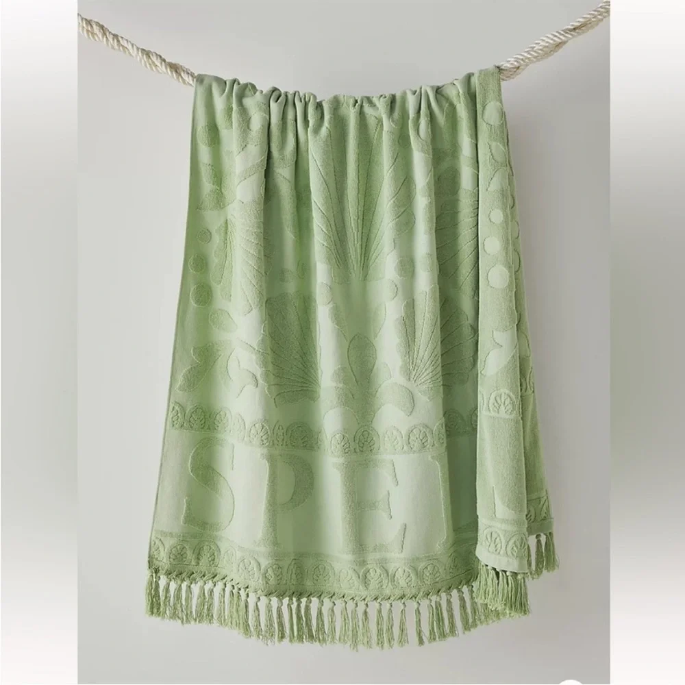 NWT Spell Seashell Beach Towel in Pistachio